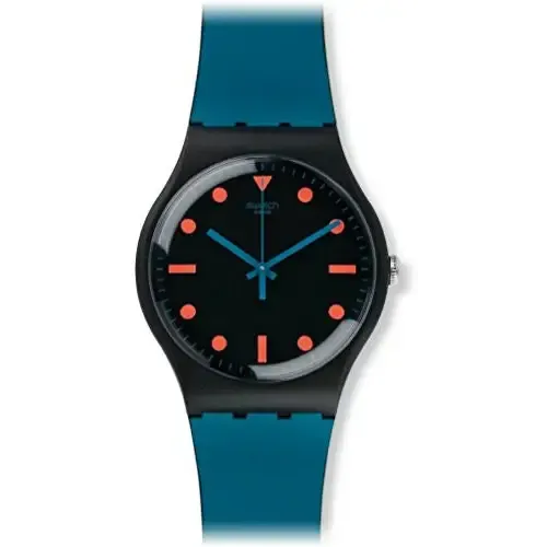 Swatch Non Slip Black Dial Quartz Unisex Watch SUOB121