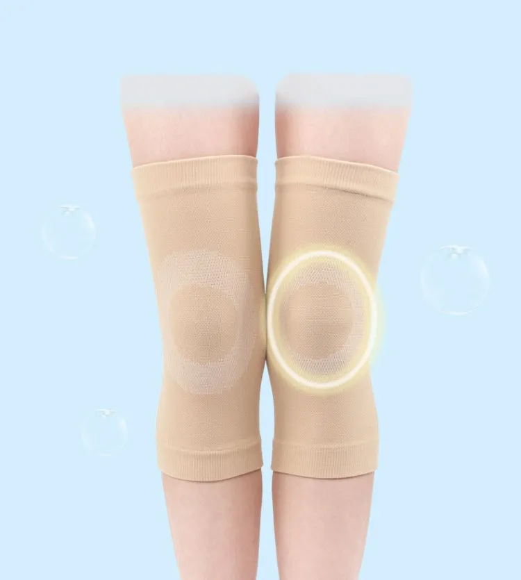 Thin Nylon Stockings Joint Warmth Sports Knee Pads, Specification: XL (Gray)