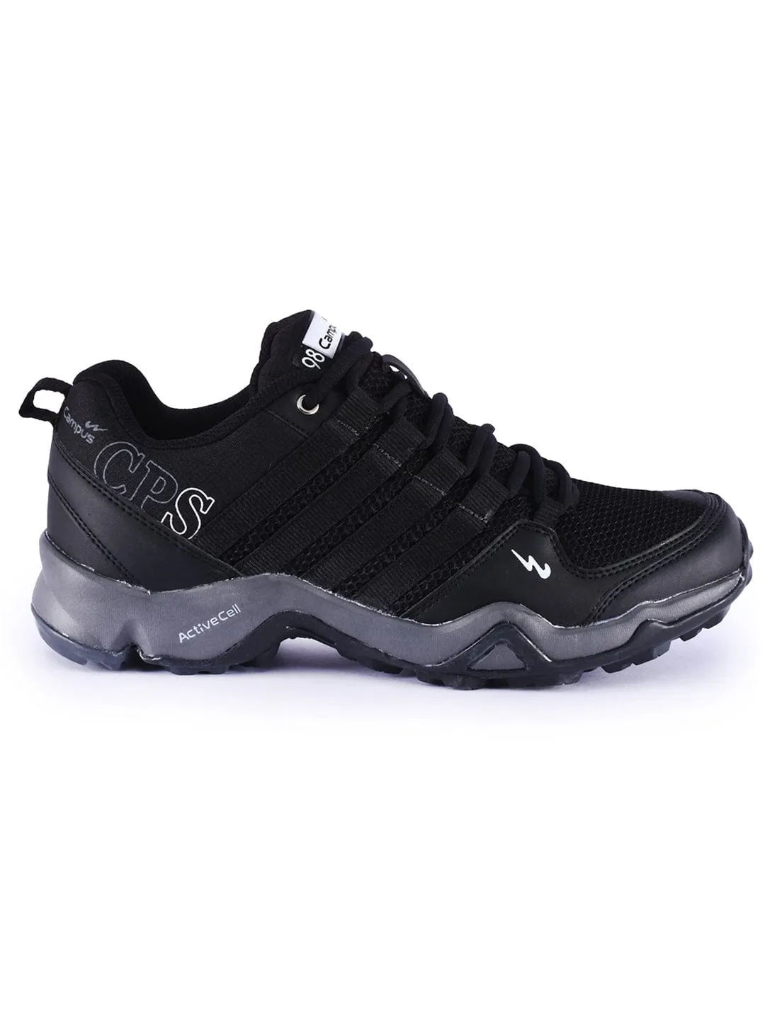 TRIGGEER Black Men's Trekking Shoes