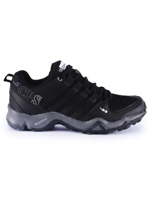 TRIGGEER Black Men's Trekking Shoes