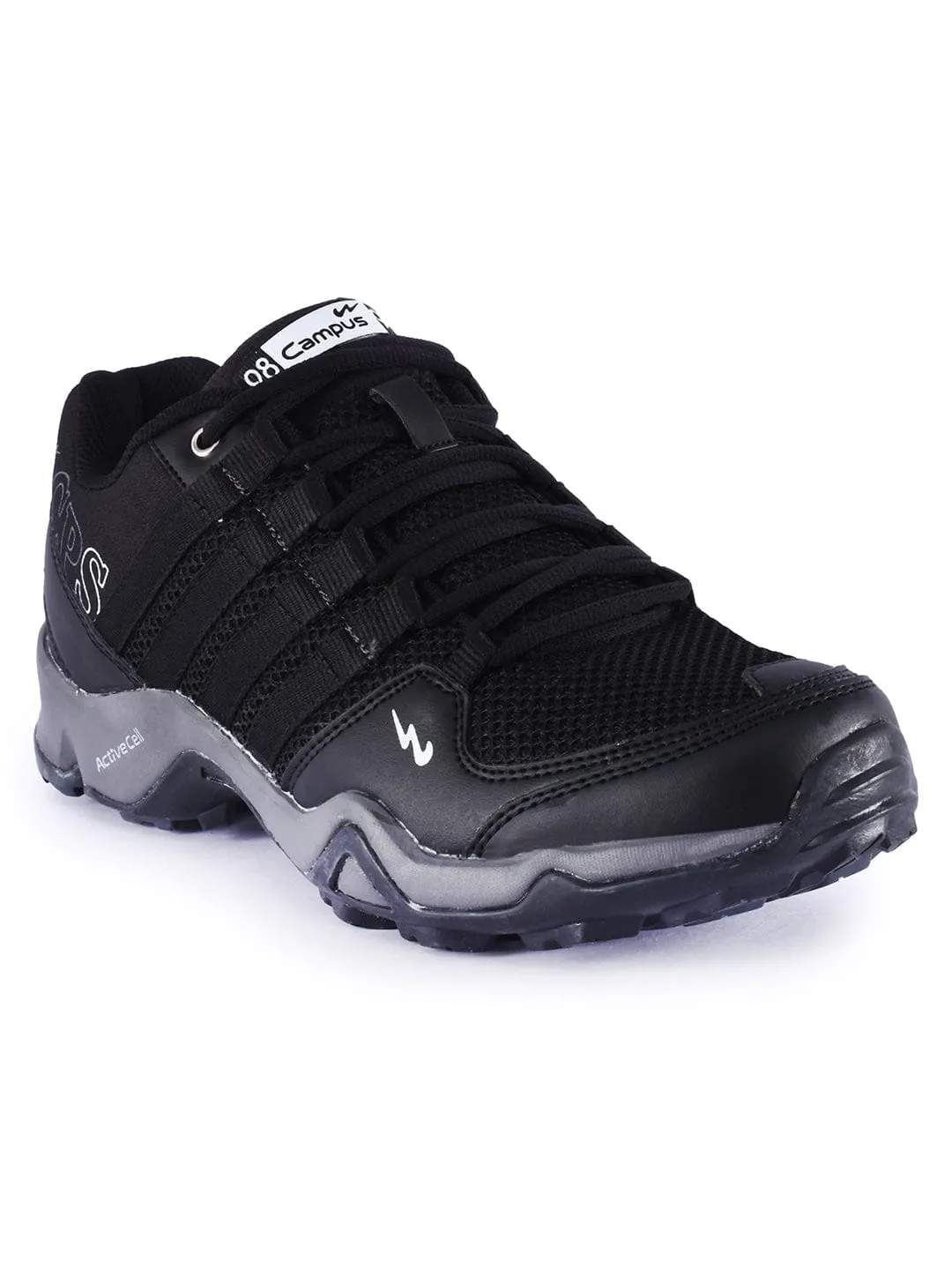 TRIGGEER Black Men's Trekking Shoes