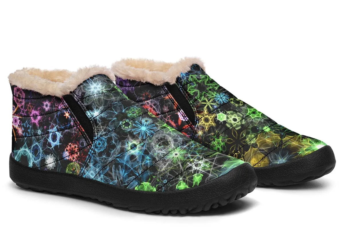Trippy Constellation Winter Slippers