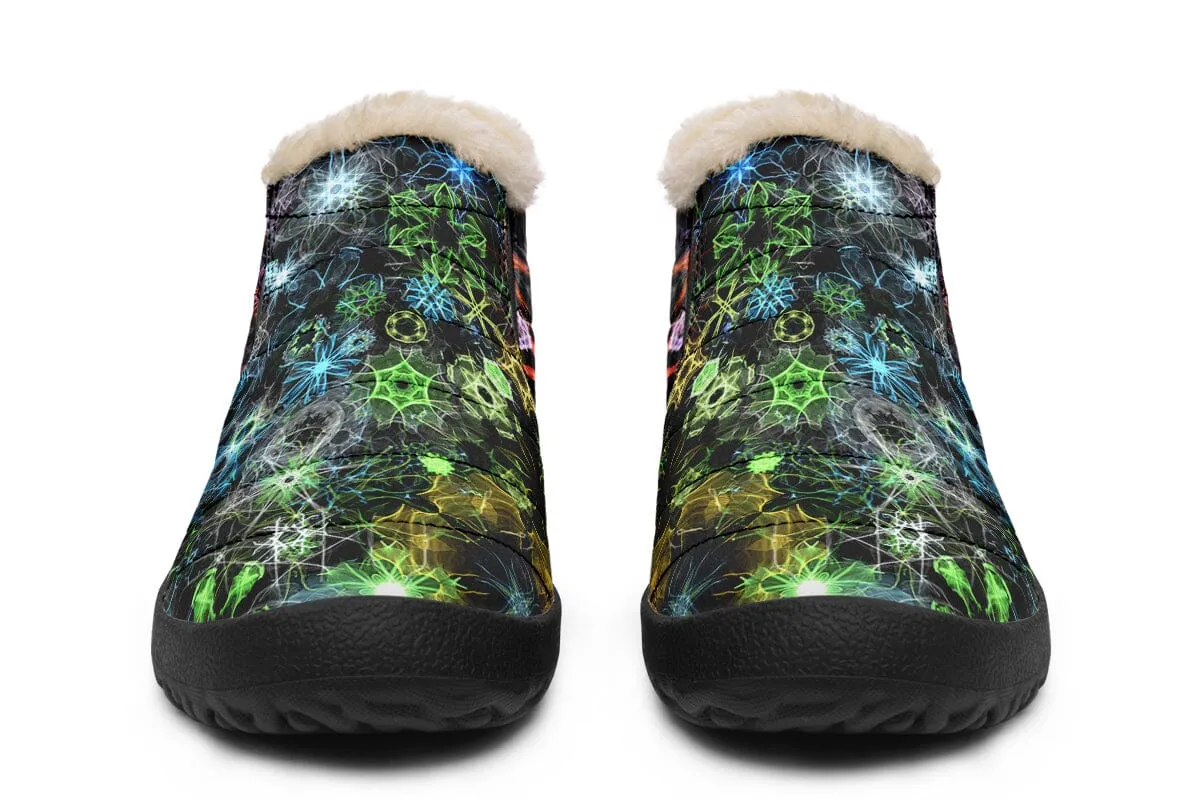 Trippy Constellation Winter Slippers