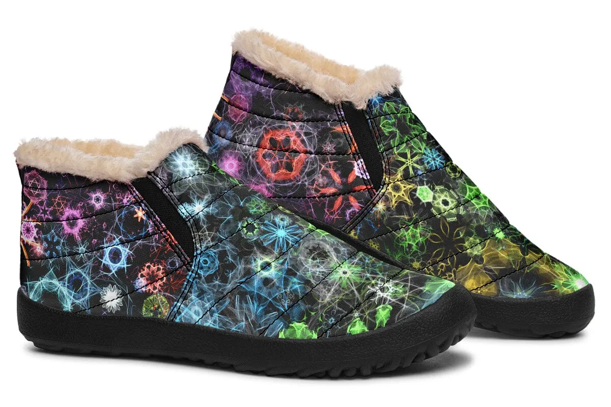 Trippy Constellation Winter Slippers