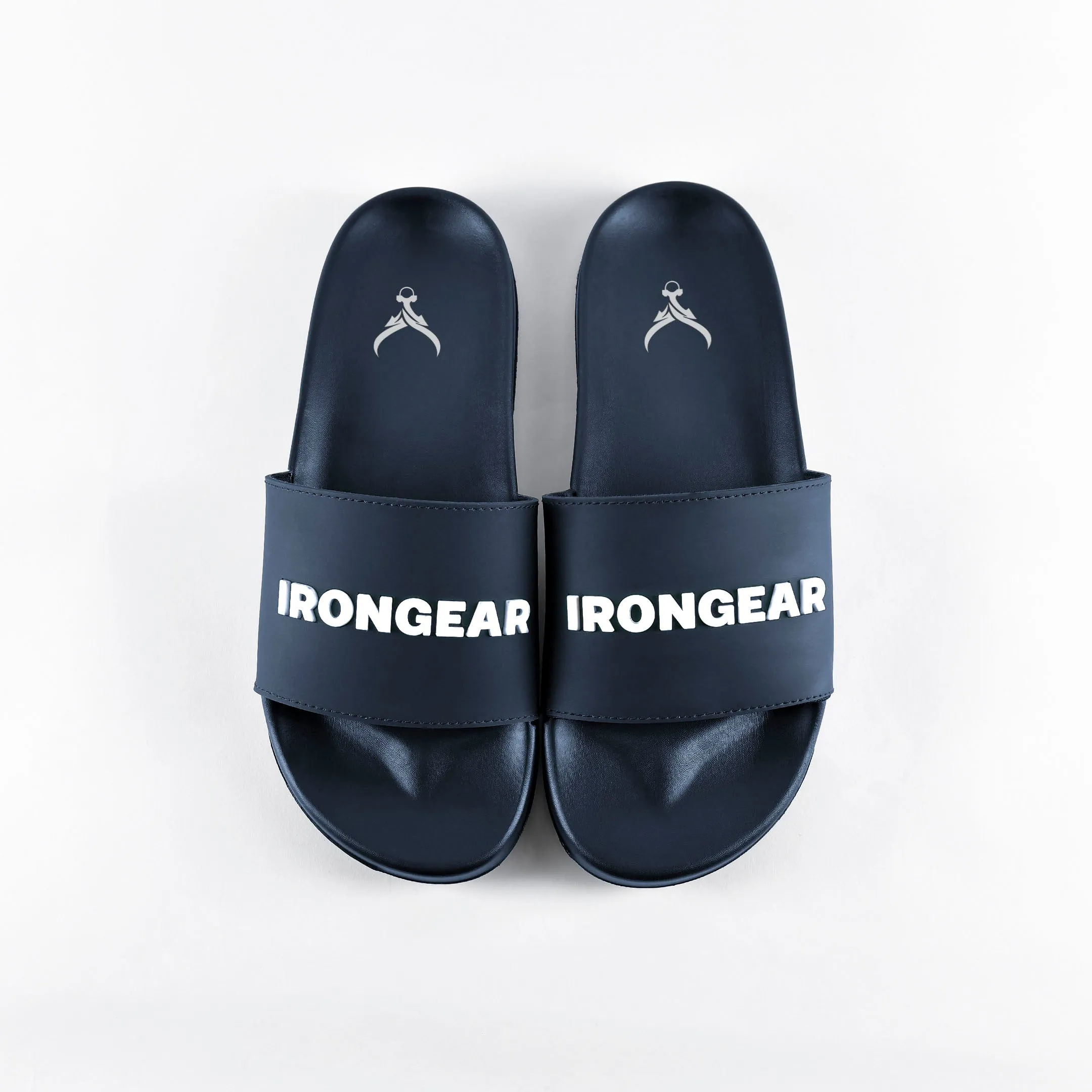 Unisex Signature Slides Navy/White