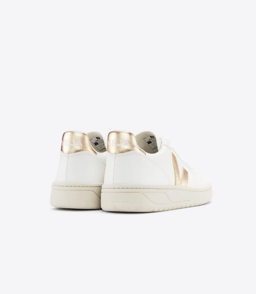 V-10 Chromefree Leather in White Platine