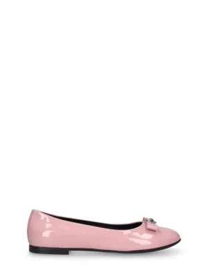 Versace   Leather ballerinas 
