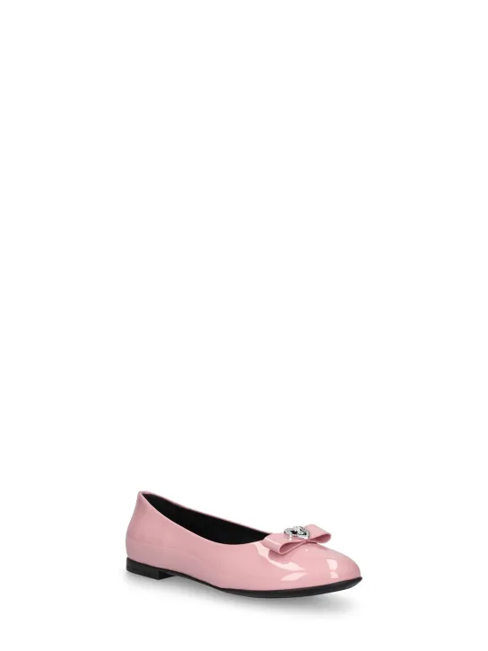 Versace   Leather ballerinas 
