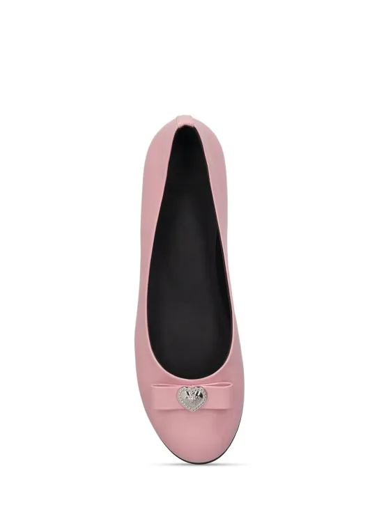Versace   Leather ballerinas 