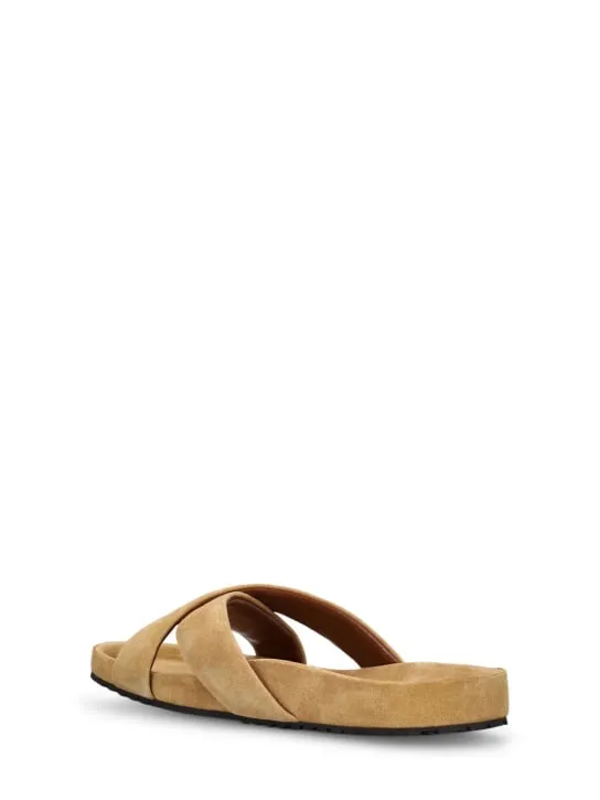 Wales Bonner   Cris Croc suede sandals 