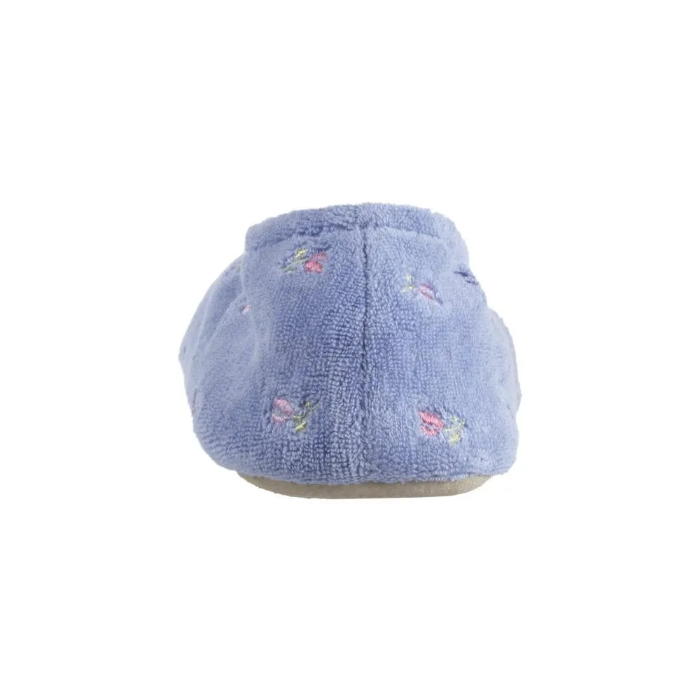 Women’s Signature Embroidered Floral Terry Ballerina Slippers