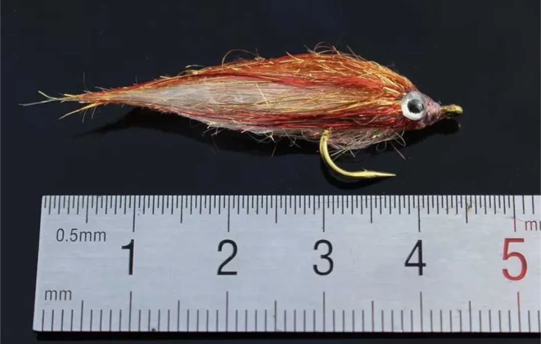 Wounded Minnow Fly Set Ice Dub Polar Fry Set