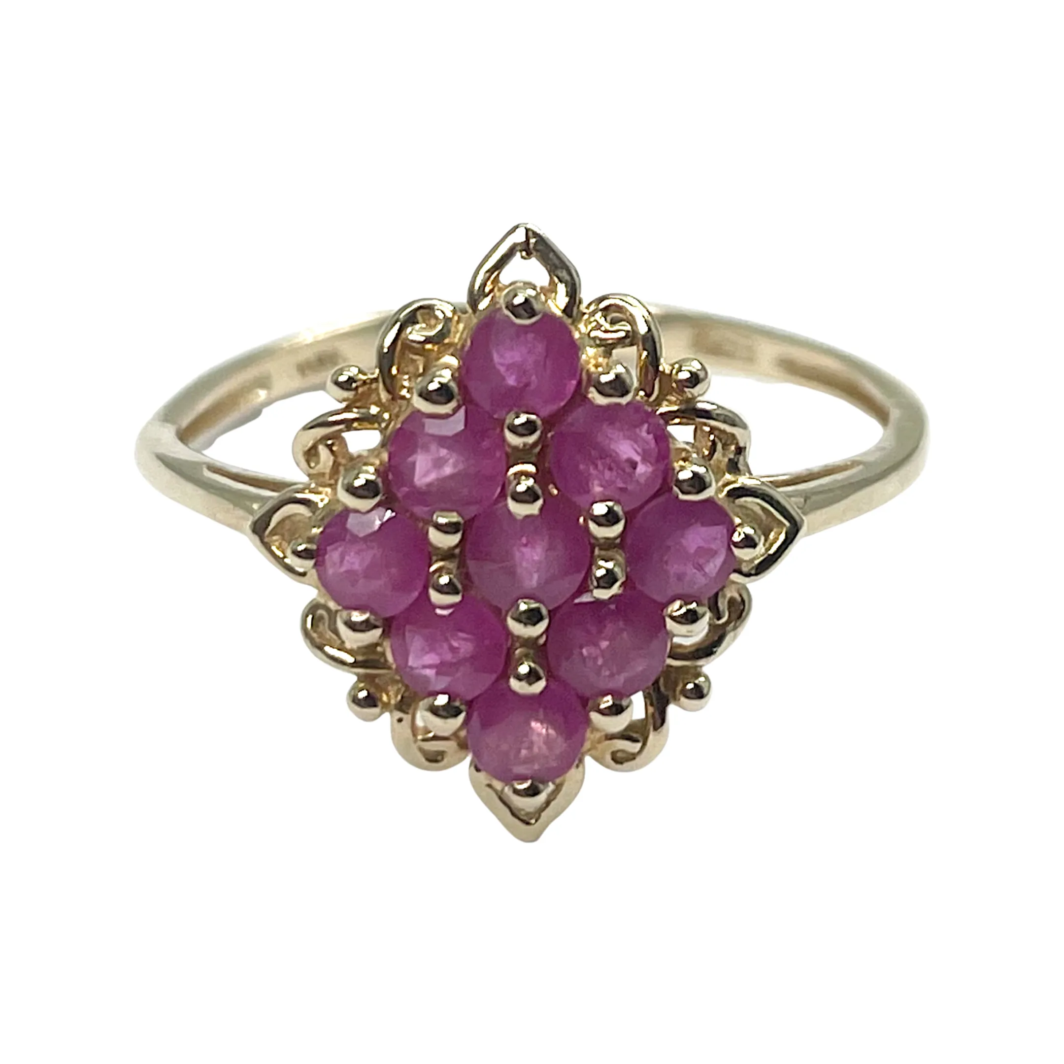 Yellow Gold and Ruby Ring (Authentic Pre-Owned)