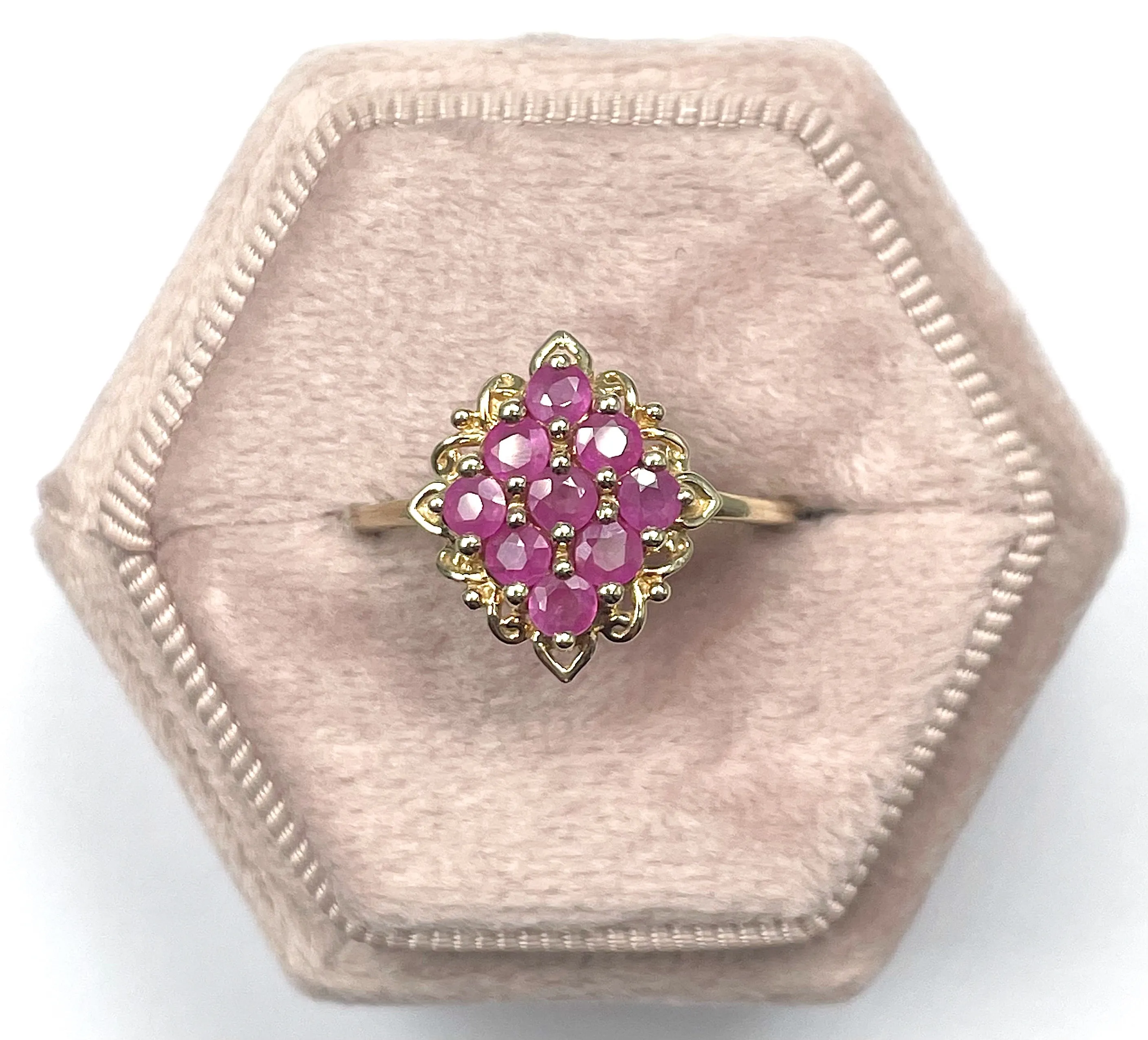 Yellow Gold and Ruby Ring (Authentic Pre-Owned)